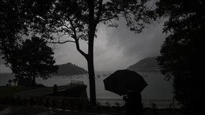Tormenta en San Sebastián. Foto: EITB