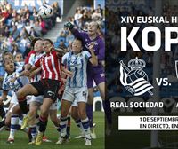 Athletic y Real Sociedad jugarán la final de la EH Kopa, el domingo, en Tolosa