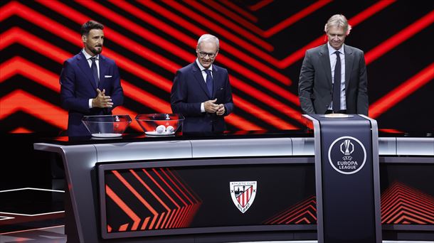 Sorteo de la Europa League en Mónaco. Foto: Efe.