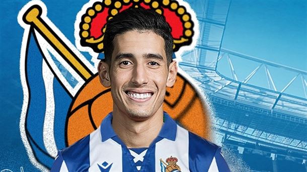 Imagen con la que la Real ha anunciado la llegada de Nayef Aguerd. Fuente: Real Sociedad