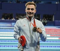 Iñigo Llopis, campeón paralímpico en París de los 100 espalda