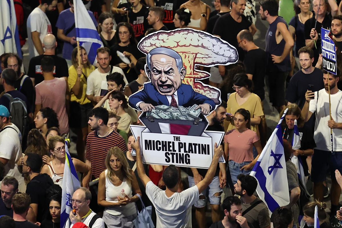 Manifestantes en Tel Aviv. Foto: EFE