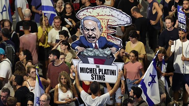 Manifestantes en Tel Aviv. Foto: EFE