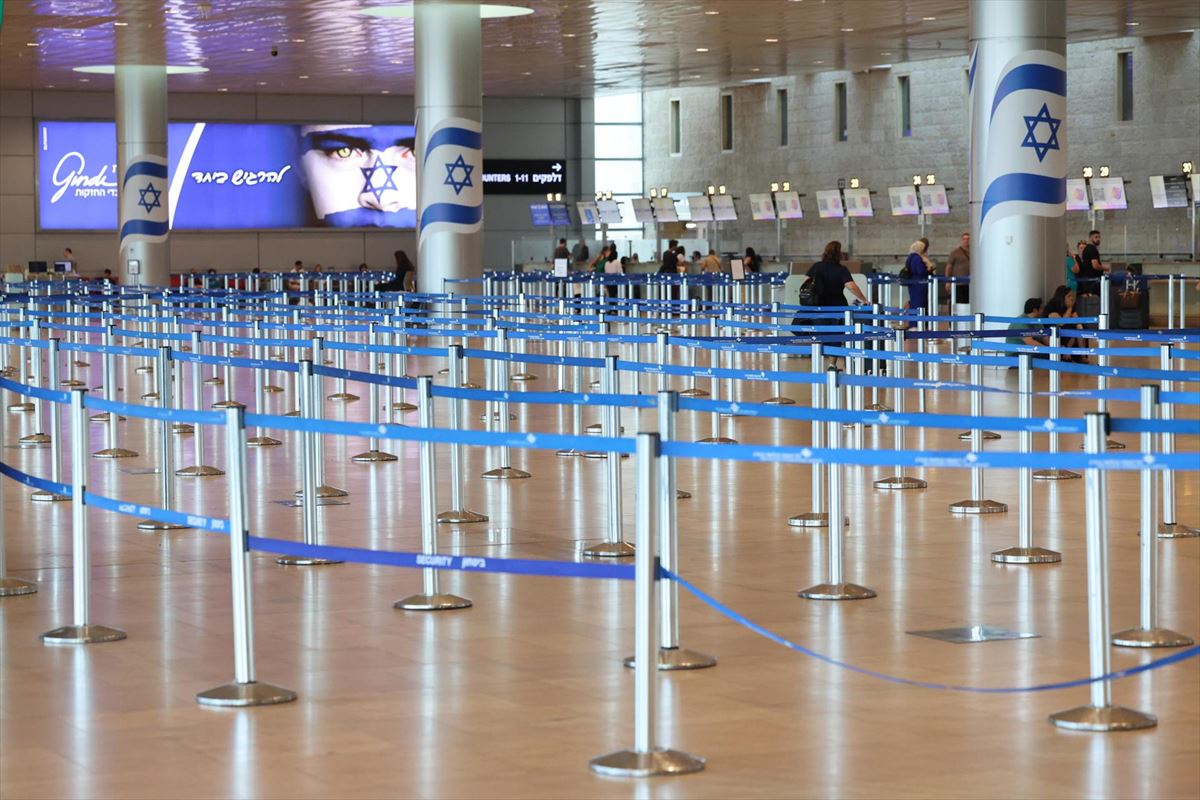 Aeropuerto de Tel Aviv. Foto: EFE.