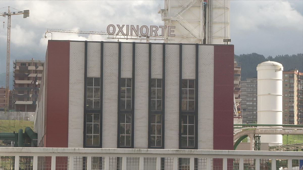 Empresa Oxinorte, en Lutxana-Barakaldo.