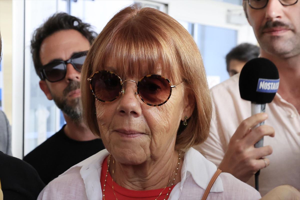 La víctima Gisèle Pélicot durante el juicio