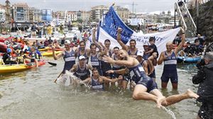 Urdaibai vuelve a brillar y gana su octava Bandera de La Concha