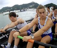 Segunda jornada de la Bandera de La Concha de 2024: la regata de Arraun Lagunak, desde dentro de la trainera