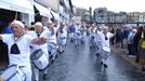 Donostia jendez lepo eta jai-giro ederra Kontxako Banderaz gozatzeko