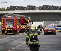 El incendio de la sede de la Policía Municipal de Pamplona no ha afectado a la estructura