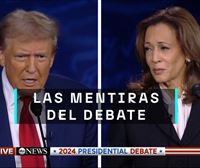 Donald Trump dijo al menos 30 mentiras claras en el debate que mantuvo con Kamala Harris