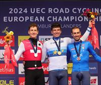 Lotte Kopecky y Edoardo Affini, campeones de Europa de ciclismo en contrarreloj