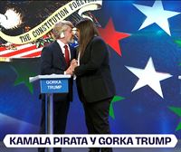 Kamala Pirata y Gorka Trump liman asperezas ¿gracias a su tipo de sangre?