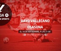 El partido Rayo Vallecano vs. Osasuna de LaLiga EA Sports, hoy en directo en eitb.eus y ETB1