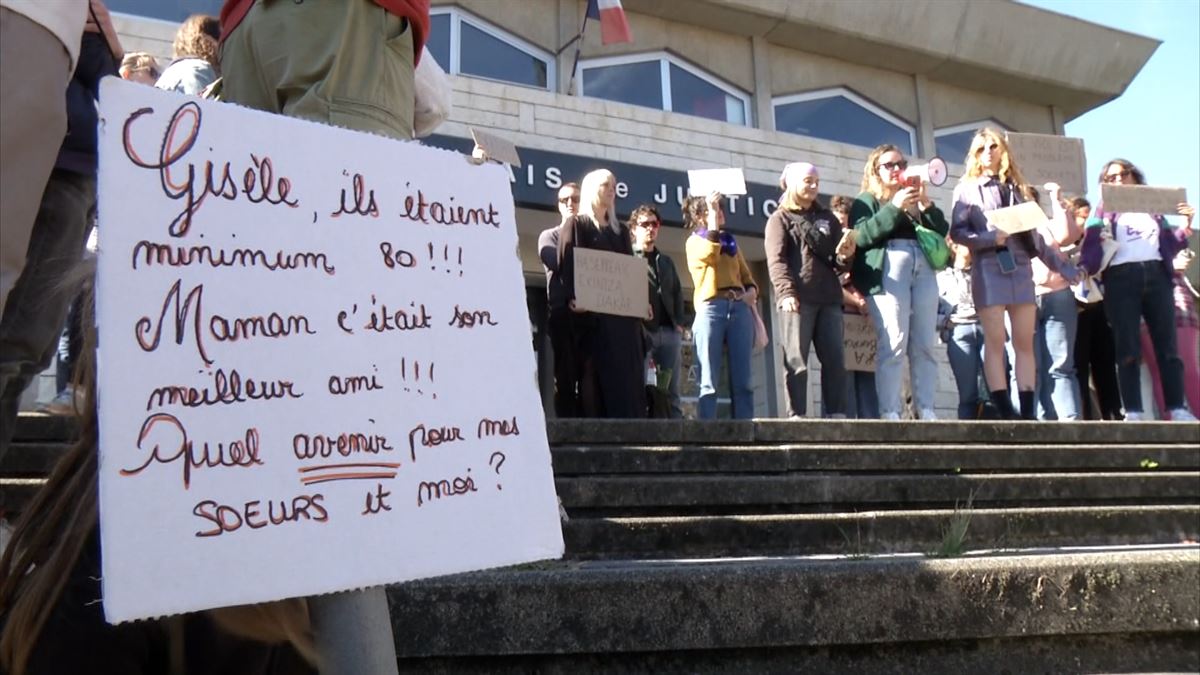 El movimiento feminista se concentra en Baiona contra el caso Pélicot