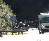 Fallece una mujer en la colisión entre un coche y un camión de bomberos en Azpeitia