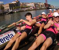 2ª jornada del play-off de la Liga Eusko Label 2024: la regata de San Juan, vista desde dentro de la trainera