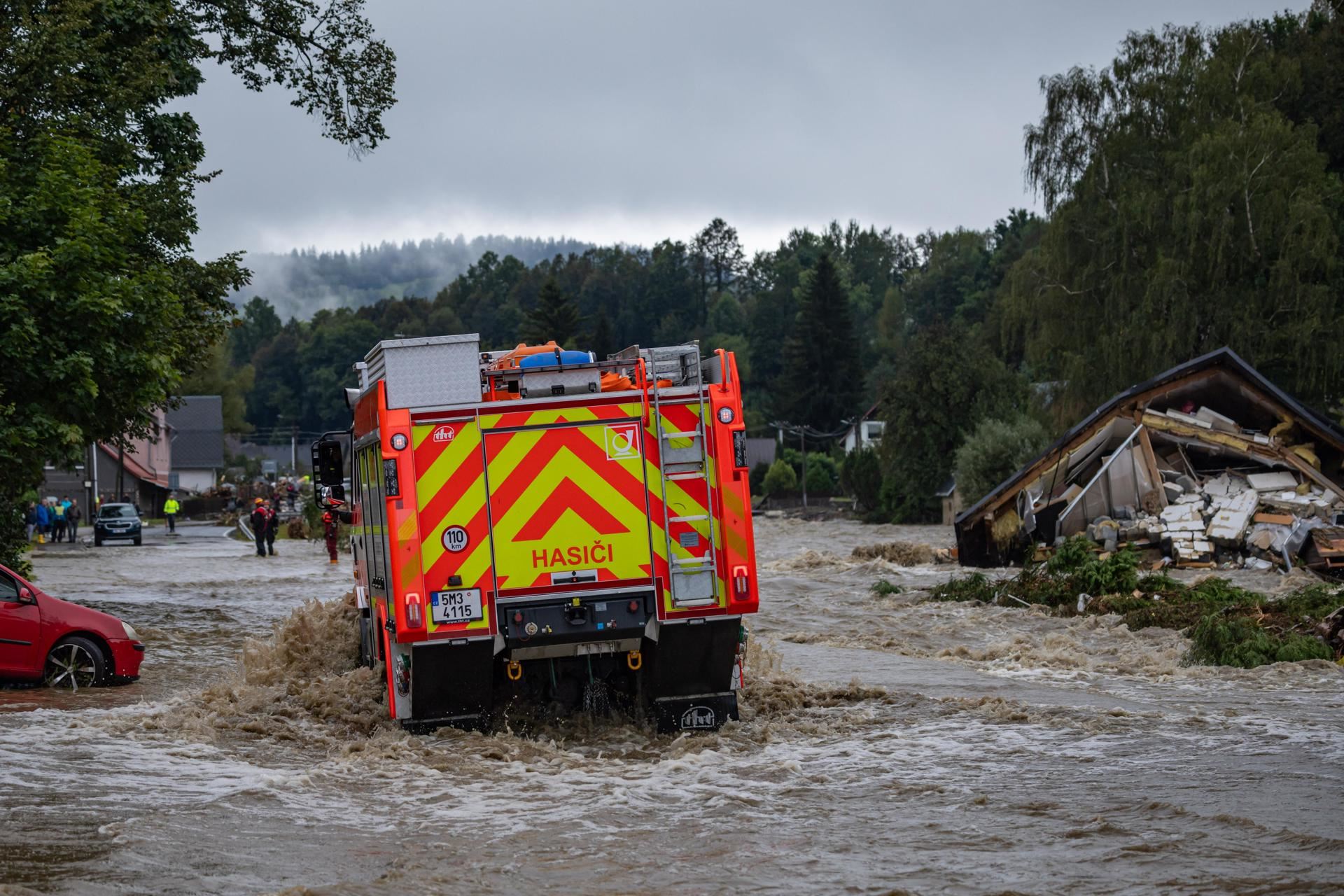 Inundaciones en la República Checa. EFE.