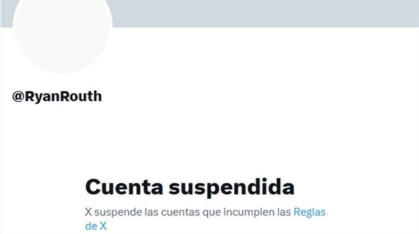 La cuenta de Wesley en X ha sido suspendida. 