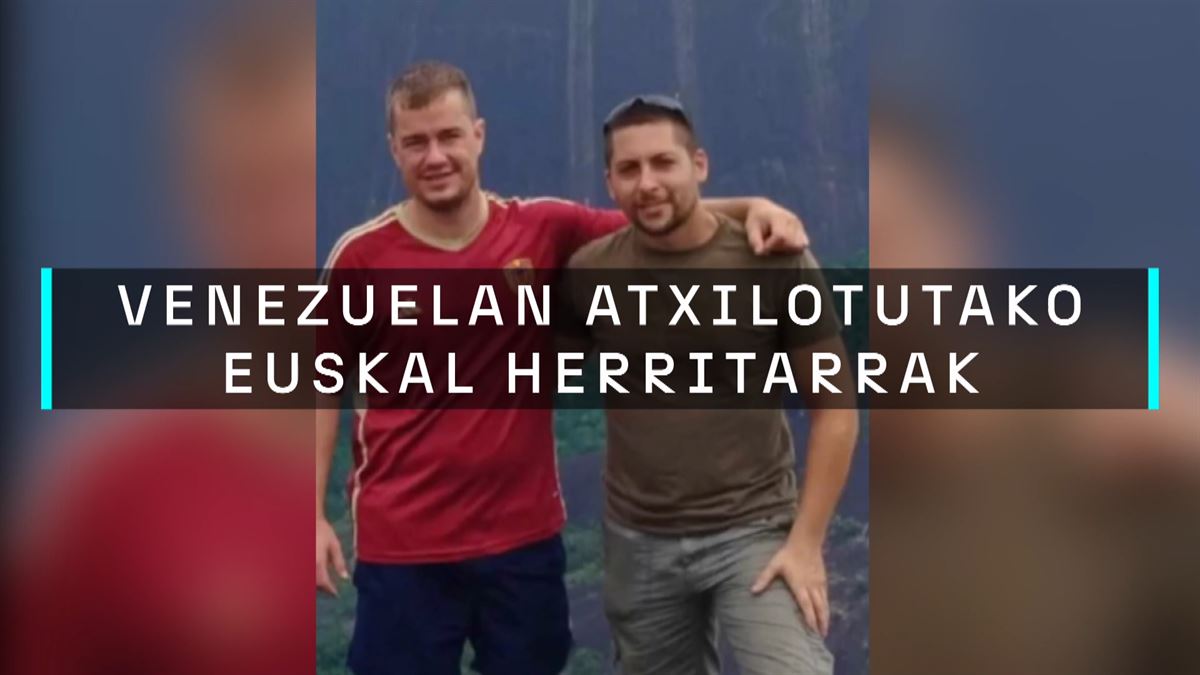 Venezuelan atxilotutako bilbotarren familiek adierazi dute herrialdean turismoa egiten ari zirela