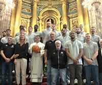 El Bilbao Basket lleva a cabo su tradicional visita a Begoña, antes de comenzar la temporada