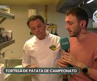 Tortilla de patata de campeonato en el Bar Txiki de Gasteiz 