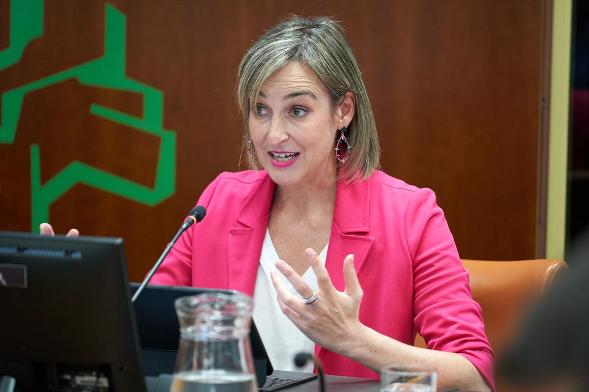 Maria Ubarretxena Gobernantza, Administrazio Digital eta Autogobernuko sailburua. Argazkia: EFE