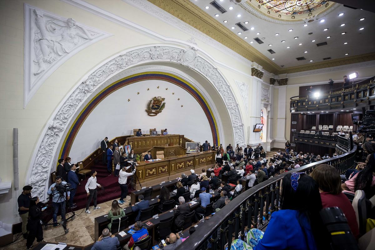 La Cámara venezolana, este martes.