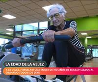 La mujer centenaria que no falla al gimnasio