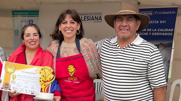 Luisa Villegas, directora del Instituto del Queso de España, en la entrega de premios.