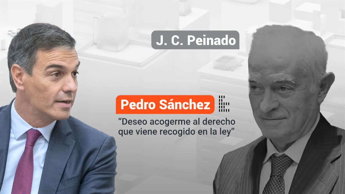 Declaración de Pedro Sánchez. Imagen obtenida de un vídeo de EITB Media. 