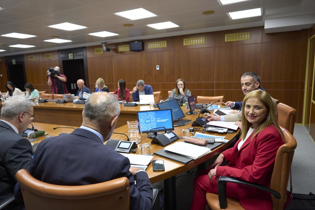 La consejera de Justicia y Derechos Humanos, María Jesús San José, en la Comisión. Foto: EFE