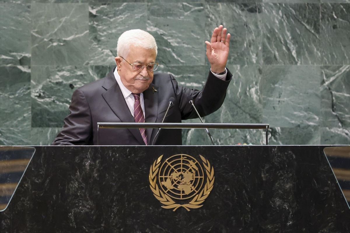 Mahmud Abbas, ostegun honetan. EFE