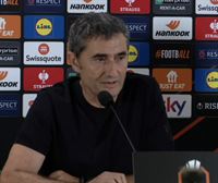 Valverde: ''Lamentamos las bengalas, es una mancha en el partido''