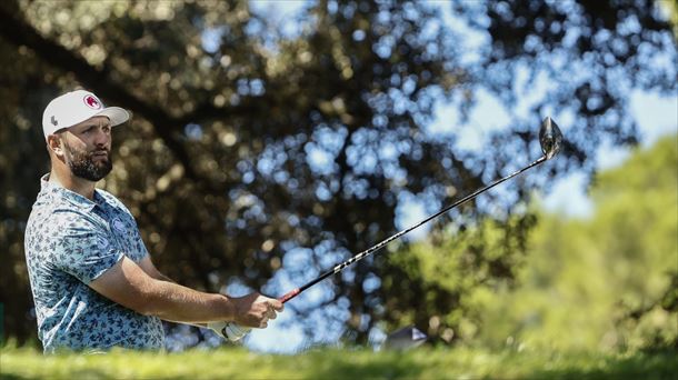 Jon Rahm, en un momento de su recorrido del sábado. Foto: EFE. 