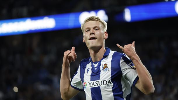 Oskarsson se estrena con un doblete ante el Valencia. Foto: EFE