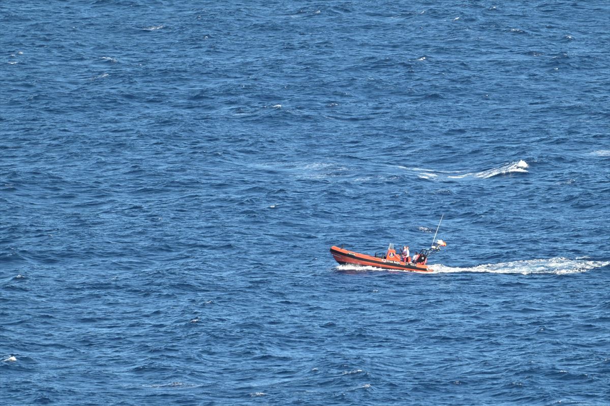 Labores de búsqueda en El Hierro. Foto: EFE