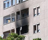 Un herido con quemaduras graves en un incendio en el barrio de Sansomendi en Vitoria-Gasteiz