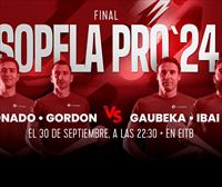 Maldonado-Gordon vs. Gaubeka-Pérez, la final del Sopela Pro'24, esta noche en eitb.eus y ETB1