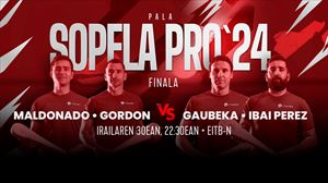 Maldonado-Gordon vs Gaubeka-Perez Sopela Pro'24 txapelketako finala, gaur gauean, eitb.eus-en eta ETB1en 