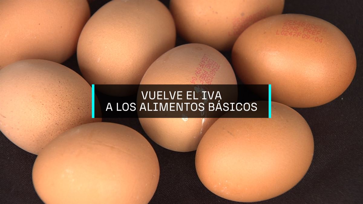 Los alimentos básicos de la cesta de la compra tendrán el 2&nbsp;% de IVA a partir de este martes