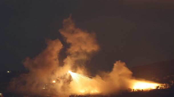 Fuego de artillería alcanzan zonas cercanas a pueblos del sur de Líbano. 