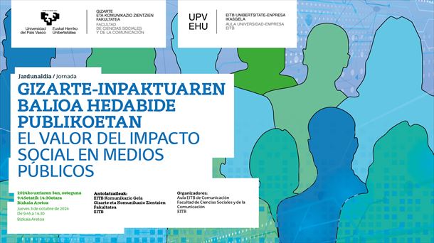 EITBk eta UPV/EHUk antolatutako jardunaldiaren kartela