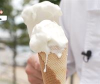 Un helado de arroz con leche elaborado a la antigua usanza, como hace cientos de años, y sin electricidad