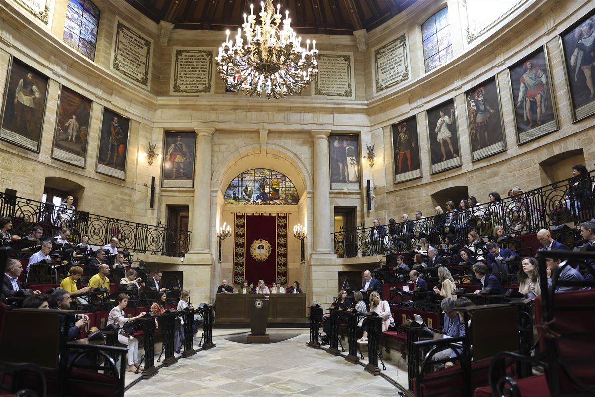 Juntas Generales de Bizkaia. Foto de artxibo de EFE