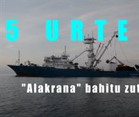 15 urte ''Alakrana'' bahitu zutela