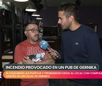 Cliente del pub Gabaz de Gernika: ''Estoy vivo de milagro; la noche de fiesta terminó de la peor manera''