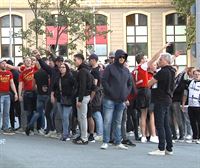 Los ultras del AZ Alkmaar acceden sin causar problemas a San Mamés