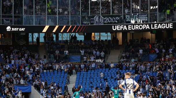 Un momento del Real Sociedad VS. Anderelecht Foto: EFE. 