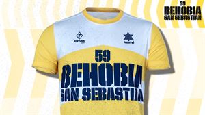 Esta será la camiseta de la 59 edición de la Behobia-San Sebastián